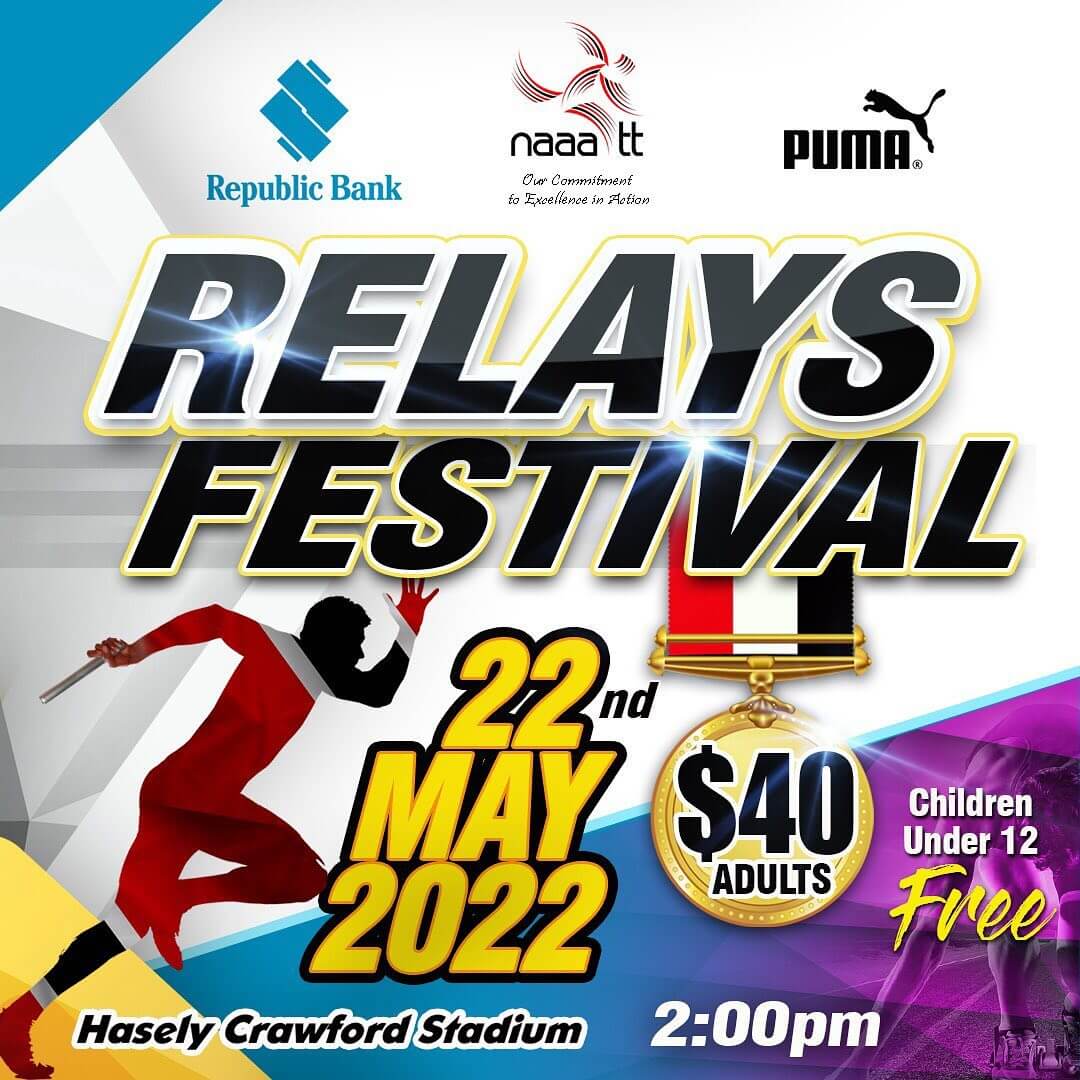 2022 Republic Bank Relays Festival Poster