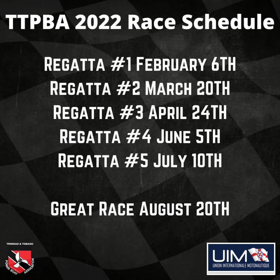 TTPBA Race Schedule