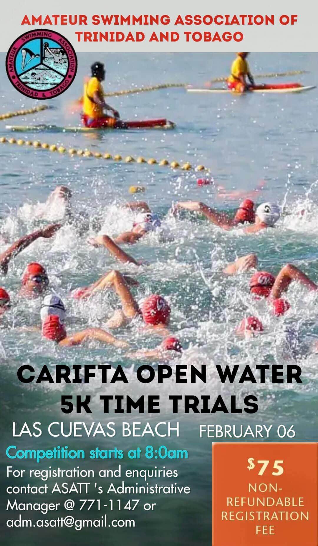 Carifta Open Water 5K Time Trials